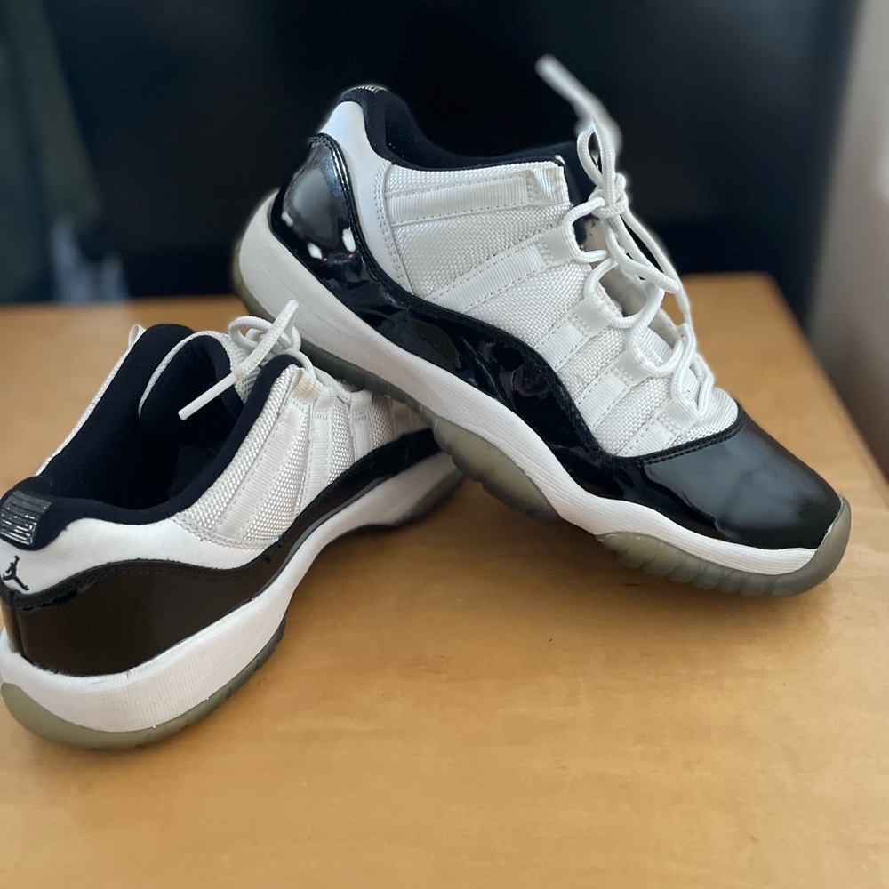 Jordan Black and White Sneakers